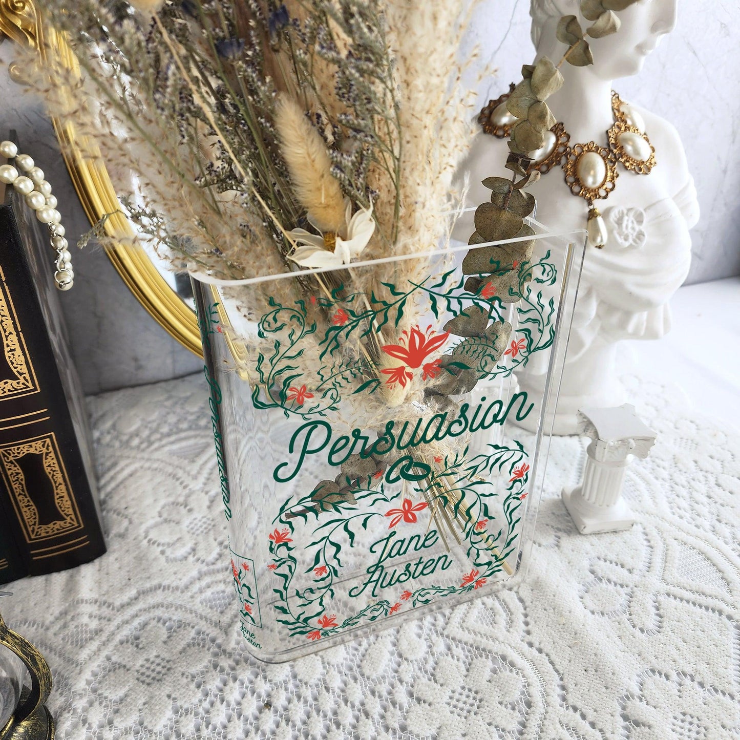 Persuasion Acrylic Bookish Vase - Bookish Vase