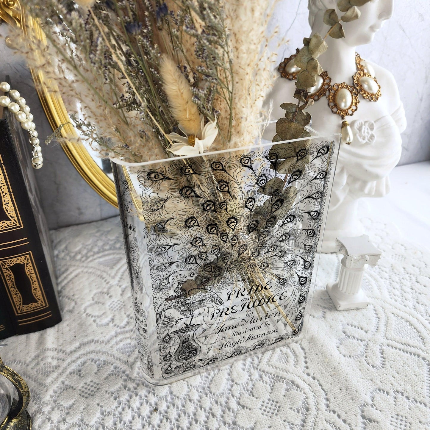 Pride and Prejudice Acrylic Bookish Vase - Bookish Vase
