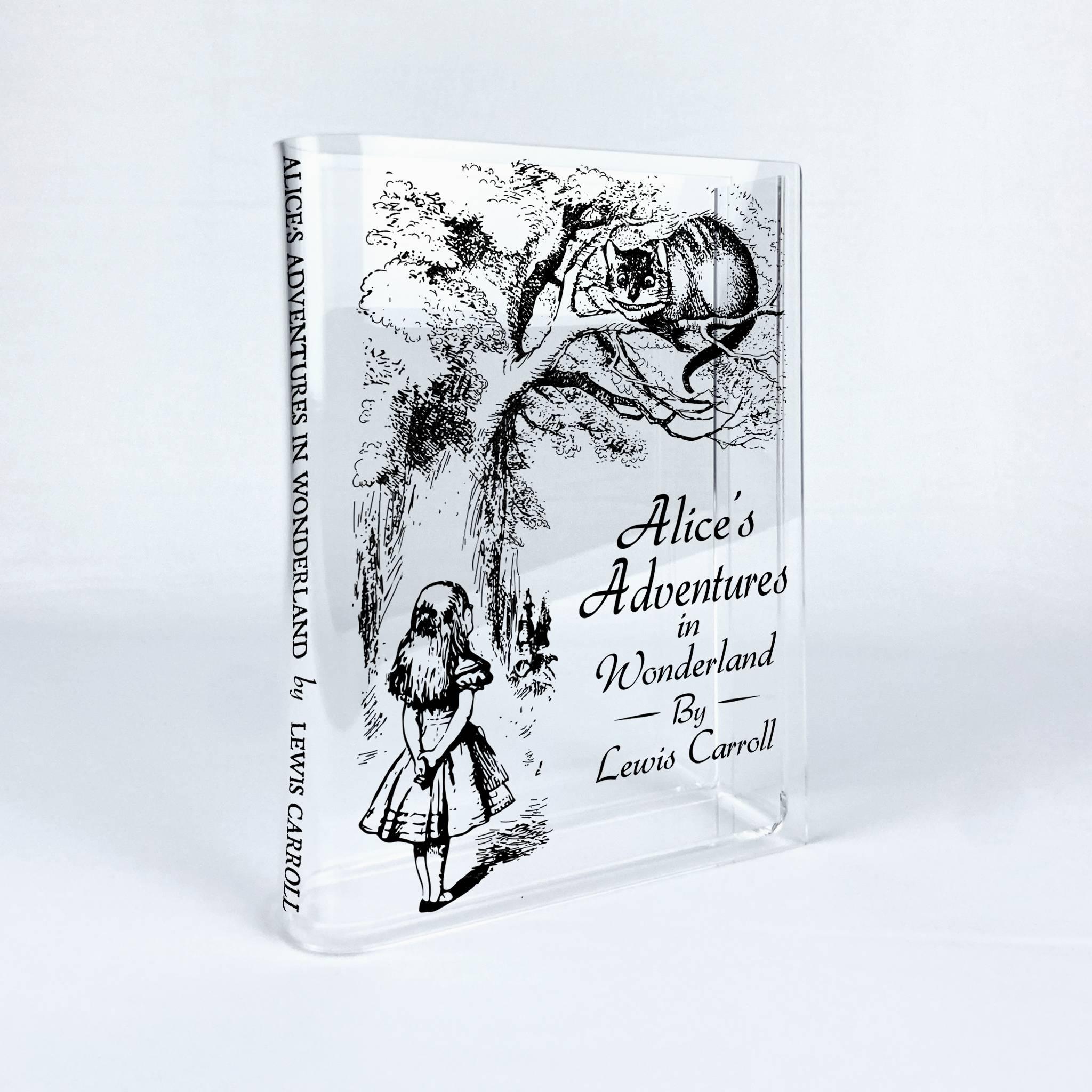 Alice's Adventures in Wonderland Acrylic Bookish Vase
