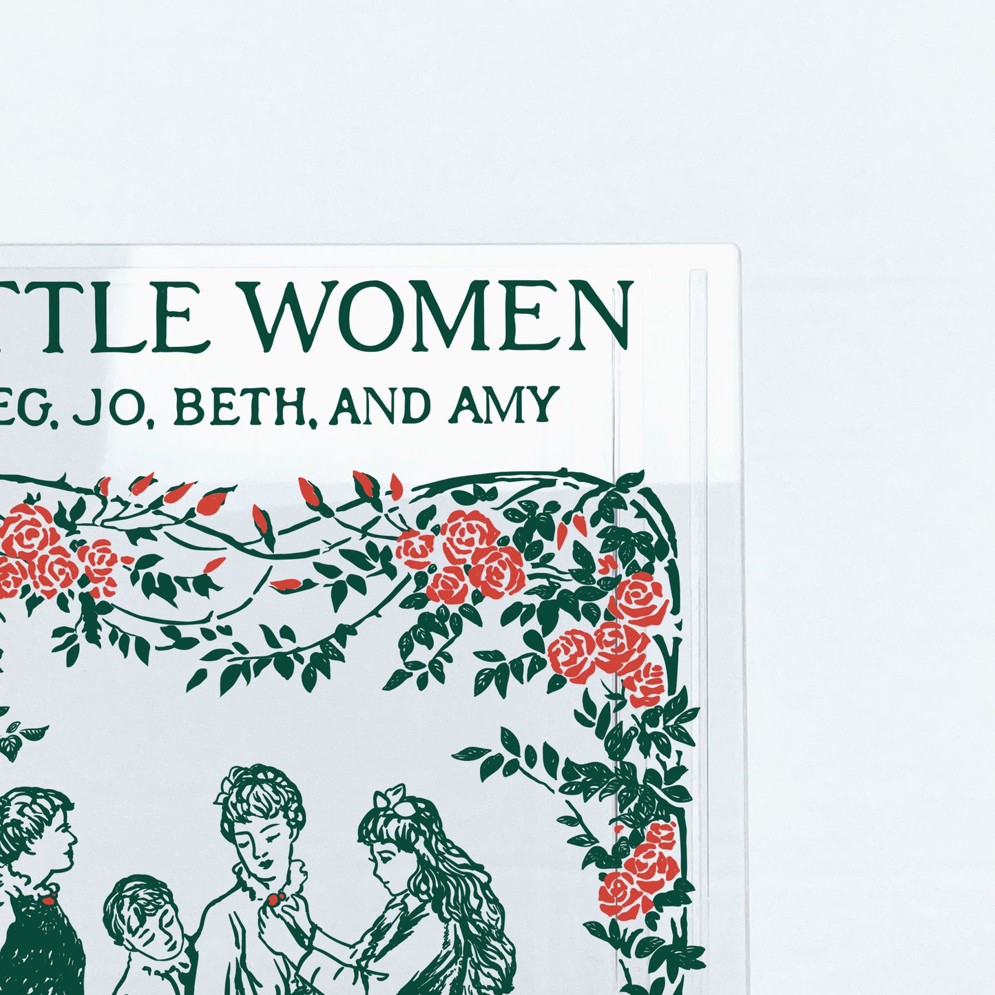 Little Women Acrylic Bookish Vase
