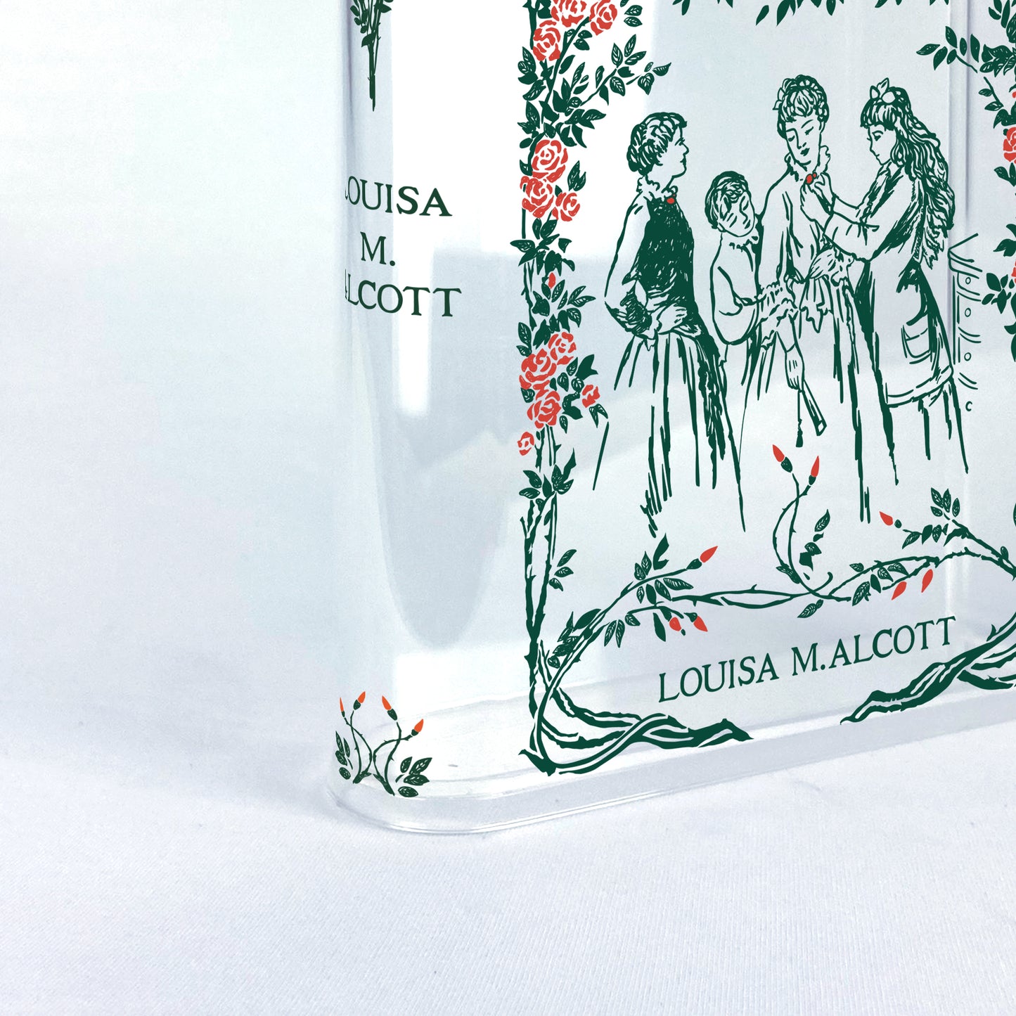Little Women Acrylic Bookish Vase