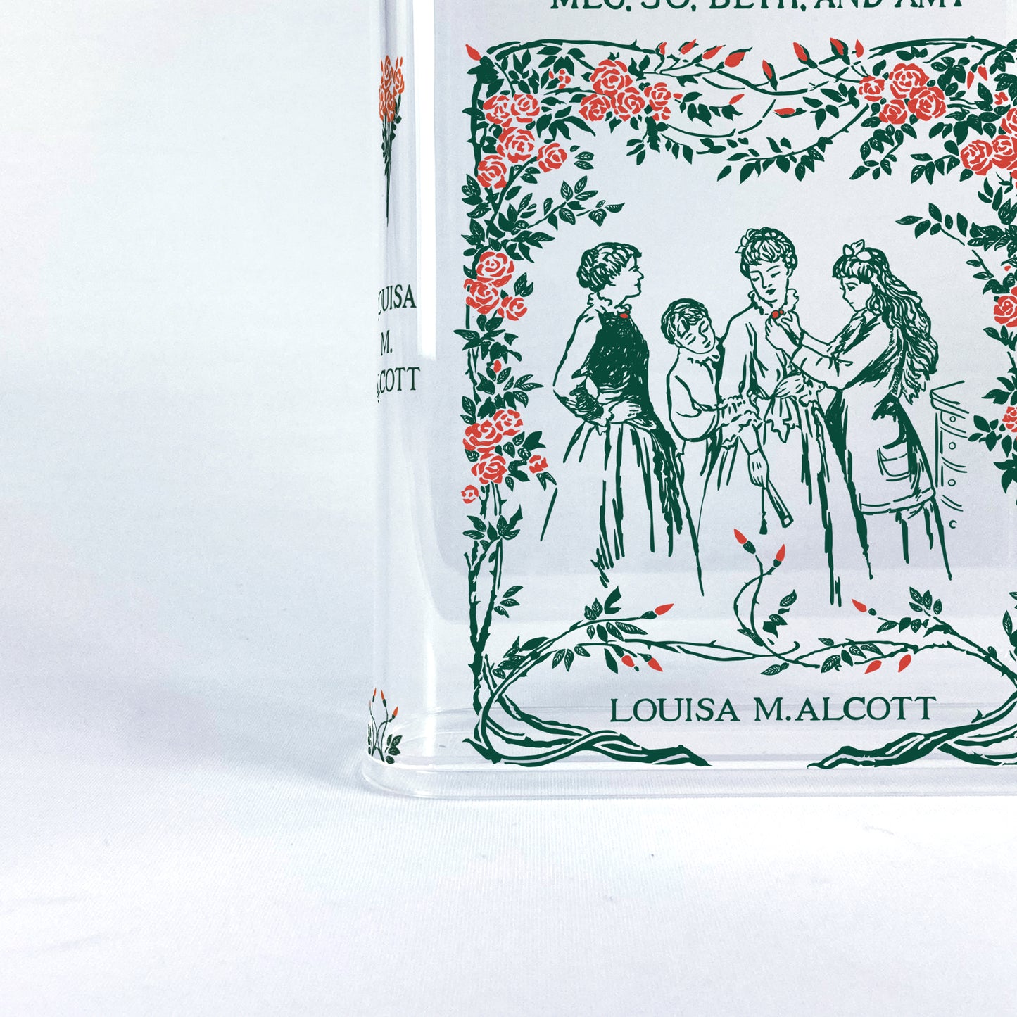 Little Women Acrylic Bookish Vase