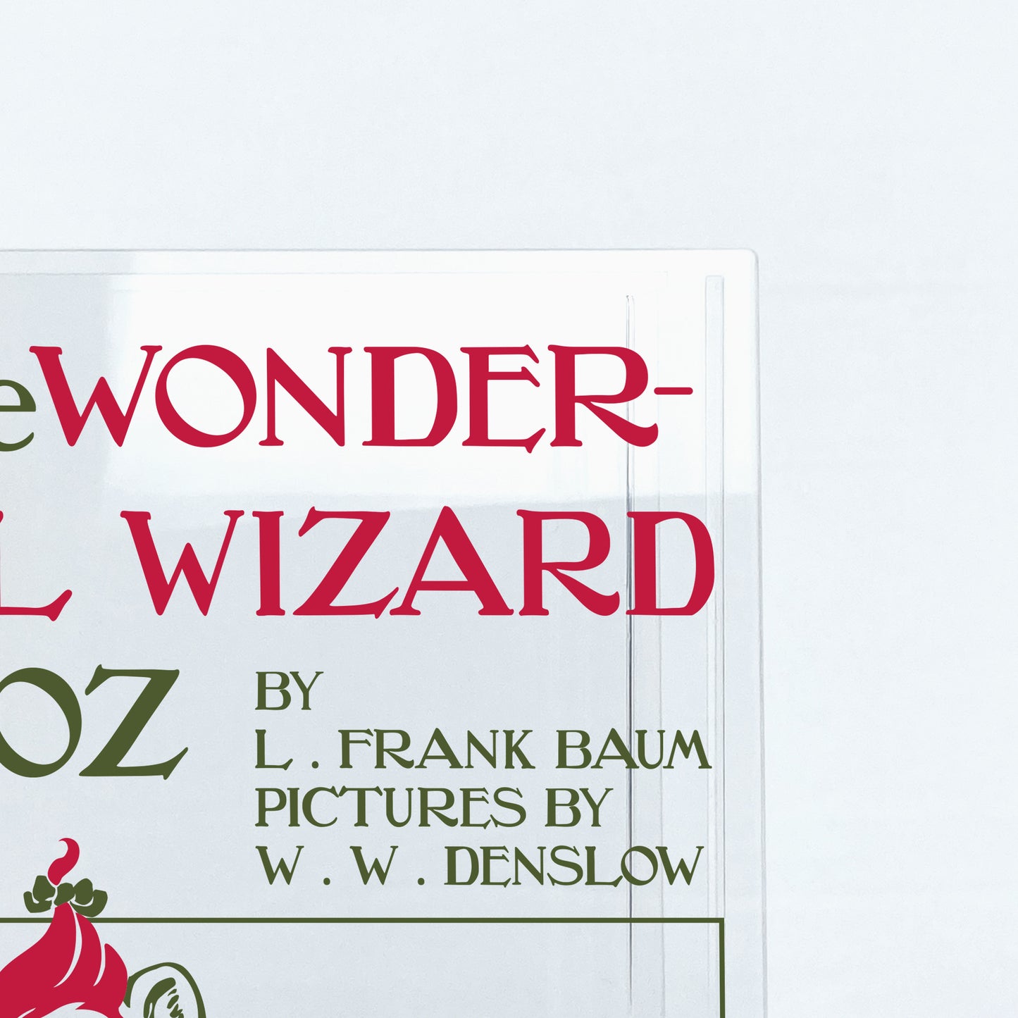 The Wonderful Wizard of OZ Acrylic Bookish Vase