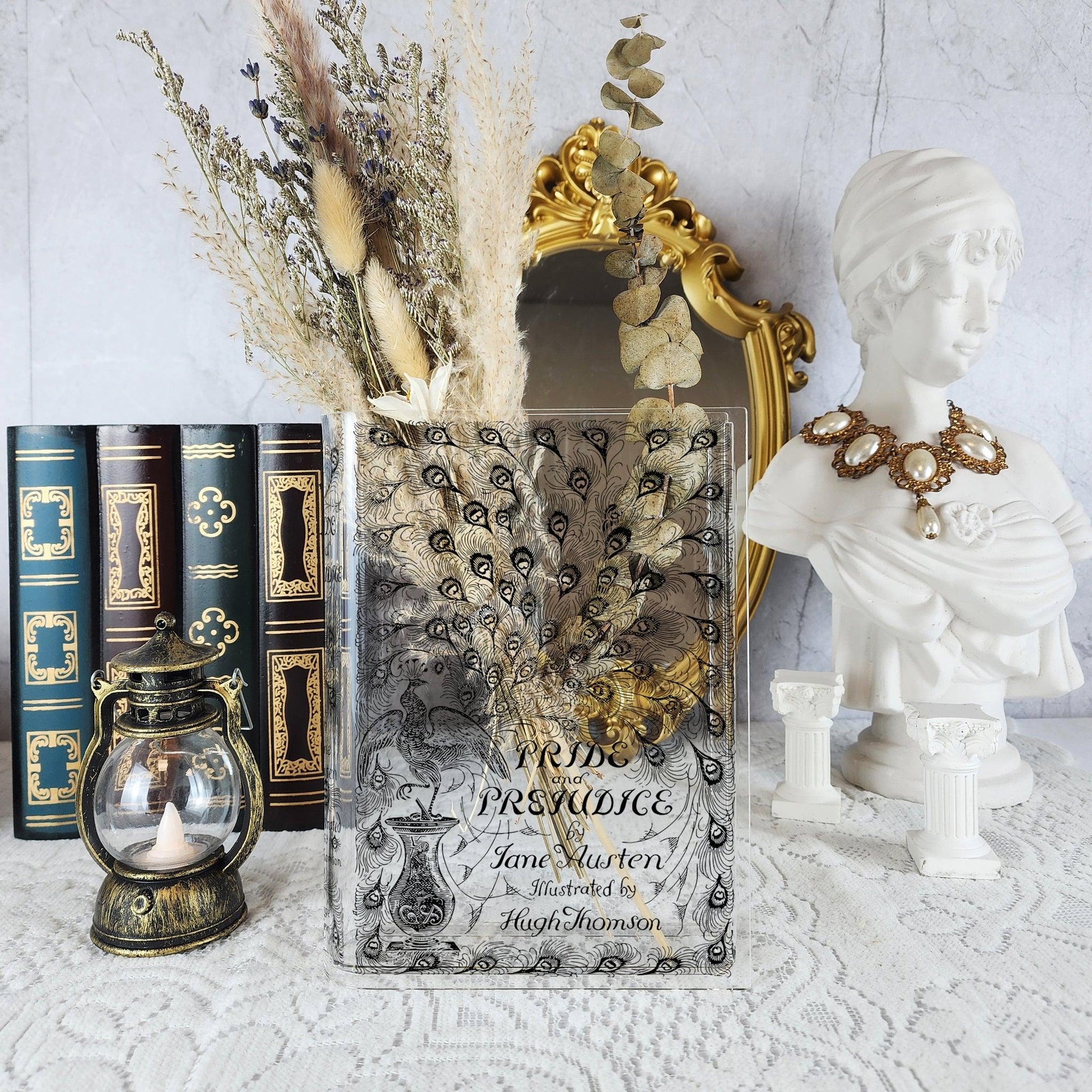 Pride and Prejudice Acrylic Bookish Vase - Bookish Vase